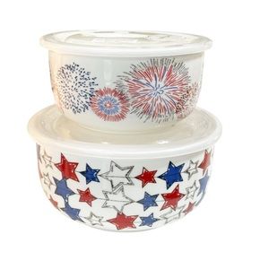NEW GRACE PANTRY Set/2 4th of July Containers 🇺🇸💥🇺🇸